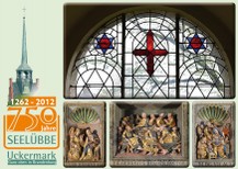 Postkarte Seelübber Kirche I