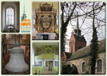 Postkarte Seelübber Kirche II